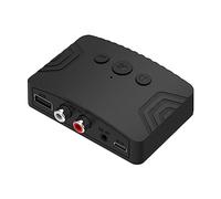 AMZLORD Récepteur Bluetooth 5.3 pour HiFi, Adaptateur Au-dio Bluetooth Type-C avec Surround 3D, Interface à Double Sortie pour Haut-parleurs Stéréo TV PC avec Interrupteur Marche/Arrêt
