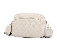AMZLORD Sac à bandoulière à bandoulière éclairage à la glissière en cuir vache en cuir sac à bandoulière