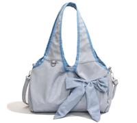 AMZLORD Sac à bandoulière mignon, grande capacité, fourre-tout élégant avec | Sac fourre-tout Bow Designer, grande capacité, sac à main élégant avec fermeture éclair, bandoulière