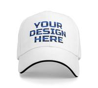 AMZLRR Casquette Personnalisable Casquettes Baseball personnalisée Casquette Trucker sur Mesure avec Photo/Logo/Texte,Casquettes Baseball pour Hommes & Femmes
