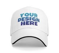 AMZLRR Casquette Personnalisable Casquettes Baseball personnalisée Casquette Trucker sur Mesure avec Photo/Logo/Texte,Casquettes Baseball pour Hommes & Femmes