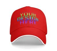 AMZLRR Casquette Personnalisable Casquettes Baseball personnalisée Casquette Trucker sur Mesure avec Photo/Logo/Texte,Casquettes Baseball pour Hommes & Femmes