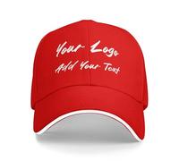 AMZLRR Custom Hat Add Your Text Custom Logo Hat Adjustable Baseball Caps for Men Women Basic Custom Trucker Hat Unisex Adult