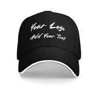 AMZLRR Custom Hat Add Your Text Custom Logo Hat Adjustable Baseball Caps for Men Women Basic Custom Trucker Hat Unisex Adult