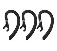 AMZLUV Solf Lot de 3 crochets d'oreille de rechange en silicone flexible pour casque Bluetooth à une oreille, compatible avec New Bee, Plantronics et autres marques (Noir)
