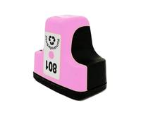 AMZMDGJK Cartouche à Encre Compatible Compatible avec 801 C8721ZZ C8771Z C8772ZZ C8773ZZ Travaille avec Photosmart 3108 3308 8238 C5188 C6188 C7188 Printers(1 Light Magenta)