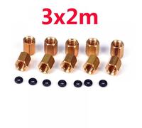 AMZMDGJK Traduction Vis en cuivre de 20 pcs O Anneau Compatible avec Les systèmes d'amortisseur avec des pièces de Remplacement de Tube d'encre 3x2 mm 4x3 mm(3x2mm)