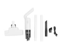 AMZOAKUD Aspirateur à Main sans Fil Portable Mini 120 W 9000 Pa Aspiration - Batterie Rechargeable Brosse Amovible Idéal pour Le Nettoyage de la Voiture et de la Maison (Blanc)
