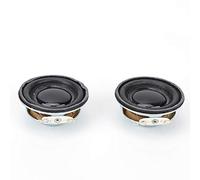AMZOAKUD Haut-Parleur stéréo à Bobine Mobile 3 W 4 Ω, 4 cm, Lot de 2 - Qualité sonore Claire, boîtier en métal Durable, Parfait pour Les Mini amplificateurs