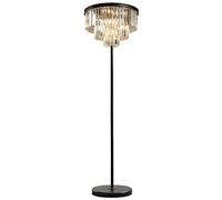 AMZOAKUD Lampadaire Lampadaire élégant en Cristal, Lampe sur Pied Moderne et créative avec Base en marbre de 62,9 Pouces Lampe sur Pied d'intérieur (Couleur : C)