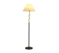 AMZOAKUD Lampadaire Lampadaire en Fer Moderne Abat-Jour en Tissu lampadaire Salon Chambre Lampe sur Pied avec Interrupteur à glissière et Lampe sur Pied en marbre