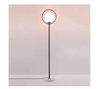 AMZOAKUD Lampadaire Lampadaire en métal avec Abat-Jour Boule de Verre et Base en marbre E27 lampadaire Moderne Lampe sur Pied pour Chambre Salon Lampe sur Pied (Couleur : Or Taille : 22 * 147cm)