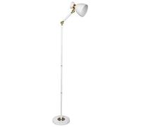 AMZOAKUD Lampadaire Lampadaire Minimaliste Lampadaire Bras Réglable Lampe sur Poteau Intérieur Lampe sur Pied Lampe de Lecture Lampe sur Pied Minimaliste (Couleur : Blanc)