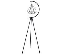 AMZOAKUD Lampadaire Lampadaire Trépied en métal Robuste avec Abat-Jour en Verre Lampe à Poteau Haut pour Salon/Chambre/Bureau Lampe sur Pied Moderne (Couleur : B)