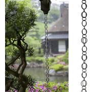 AMZOAKUD Système de récupération d'eau de Pluie Suspendu pour espaces extérieurs Gouttière en Aluminium Durable pour Une Collecte Efficace de l'eau sur Les tonnelles et Les balcons