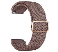 Amzpas 22mm Bracelet Compatible avec Garmin Forerunner 255 / Vivoactive 4 / Venu 2, Nylon Tressé Bracelet pour Garmin Venu 3 / Forerunner 265 / Forerunner 255 Musique, Violet fumé