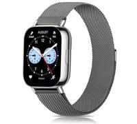 Amzpas Bracelet de rechange en métal pour Xiaomi Redmi Watch 5 Active/Redmi Watch 5 Lite - Bracelet de rechange réglable en acier inoxydable - Magnétique