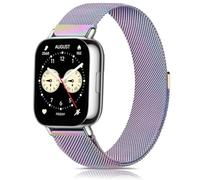 Amzpas Bracelet de rechange en métal pour Xiaomi Redmi Watch 5 Active/Redmi Watch 5 Lite - Bracelet de rechange réglable en acier inoxydable - Magnétique