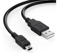 Amzpas Câble de charge de 1,8 m pour manette de PS3, câble USB 2.0 type A vers mini B, câble de chargement de données mini USB pour Sony PlayStation 3/PS3 Slim/PS Move, GoPro, HD, caméra embarquée