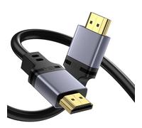 Amzpas Câble HDMI 2.1 Certifié 8K 60Hz 4K 240Hz Haute Vitesse 48Gbps Cordon HDMI Aluminium DynamicHDR Dolby Atmos HDCP Tressé en Nylon Compatible avec PS5 4 Xbox MacBook Pro Blu Ray HDTV (1 Mètres)