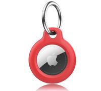Amzpas Étuis pour Apple AirTag 2021, Léger et Durable, Coque Porte clés pour Apple Airtag, Rouge