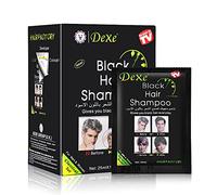 AMZSEA Shampooing instantané pour cheveux noirs, shampooing teinture pour hommes et femmes -dure 30 jours 3 en 1 (Comprimés 10 PCS)