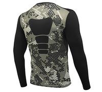 AMZSPORT Maillot Compression à Manches Longues pour Homme Sports Séchage Rapide Baselayer Haut All-Season Camouflage Size XL