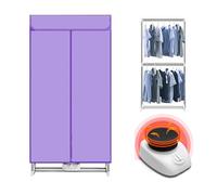 AMZTEMU Portable dryer, Home Portable électrique Séchoir, Séchoir à Linge electrique portable, Seche linge pliable -EU plug(1000W)