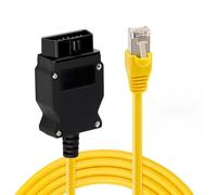 Amztour Câble Enet OBD2 Compatible avec BMW,Série G, F, 1, 3, 5, 6, 7, GT, X Câble Ethernet Enet OBD2 Connexion Haute Performance pour Diagnostics Véhicule