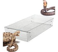 AMZTraps Grand piège à serpents à double entrée - Attrape et libère toutes sortes de serpents - Réutilisable