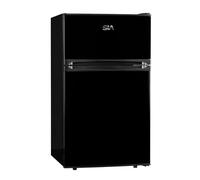 AMZUFF01BL 88L Noir Autonome sous comptoir 2 portes réfrigérateur congélateur A+ Energy