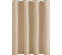 AMZYU Rideau Isolant Thermique, 150 x 165 cm Polyester Couleur Pure Rideaux Occultants Thermique à Oeillets Décoration de Fenêtre Plusieurs Tailles Lavable pour Salon Coucher, Couleur Crème