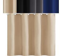 AMZYU Rideau Thermique Isolant, 100 x 260 cm Doux et Esthétiques Rideaux Occultant pour Salon et Chambre Décoration Maison Plusieurs Tailles Lavable, Couleur Crème