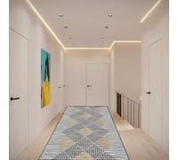 AMZYU Tapis de Chambre 40 x 110 cm Antidérapant Durable Tapis de Piste Longueur réglable pour Cuisine, Salle à Manger, Buanderie, E