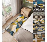 AMZYU Tapis de Chambre 80 x 180 cm Antidérapant Durable Tapis de Piste Longueur réglable pour Chambres Hall Entrée Paillasson, E