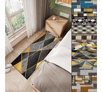 AMZYU Tapis de Couloir 80 x 110 cm Antidérapant et Doux Tapis d'intérieur Résistant et Lavable pour Cuisine, Salle à Manger, Buanderie, F