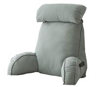 AMZZHAO Coussin De Lecture avec Mousse Déchiquetée,Oreiller de Lecture pour Dossier,Oreiller Support Lombaire,Coussin D'assise Coussin de Dossier,Idéal pour Travailler,Lire,et Jouer