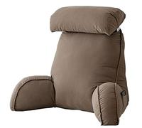 AMZZHAO Coussin De Lecture avec Mousse Déchiquetée,Oreiller de Lecture pour Dossier,Oreiller Support Lombaire,Coussin D'assise Coussin de Dossier,Idéal pour Travailler,Lire,et Jouer