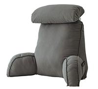 AMZZHAO Coussin De Lecture avec Mousse Déchiquetée,Oreiller de Lecture pour Dossier,Oreiller Support Lombaire,Coussin D'assise Coussin de Dossier,Idéal pour Travailler,Lire,et Jouer