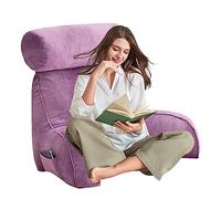 AMZZHAO Coussin de Lecture,Oreiller Dossier,Coussin de Taille pour canapé,Coussin Cale pour Soutenir Le Dos,Coussin D'assise Coussin de Dossier,Idéal pour Travailler,Lire,et Jouer
