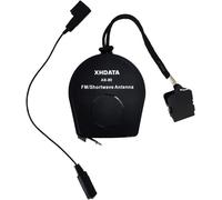 AN-80 FM SW Antenna Radio Signal Amplifier Receiver for Radio Equipment with or without Antenna Connection Extension Cable Approx. 7 m Black