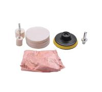 An 8pcs, 120g Car Glass Polish Kit with Cerium Oxide for use on Windscreens