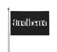 An*a*t*h*e*m*as Drapeau de bande Impression directe sur vêtement Polyester durable Graphiques accrocheurs Bannière double face - 0,9 x 1,5 m