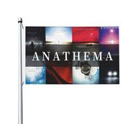 An*a*t*h*e*m*as Drapeau de bande Impression directe sur vêtement Polyester durable Graphiques accrocheurs Bannière double face - 0,9 x 1,5 m
