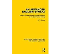 An Advanced English Syntax