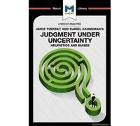Judgment under Uncertainty