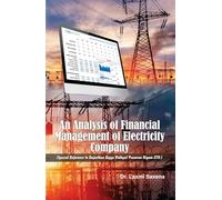 An Analysis of Financial Management of Electricity Company
