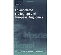 An Annotated Bibliography Of European Anglicisms