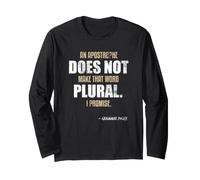 an Apostrophe Doesn't Make The Word Plural English Grammar Manche Longue
