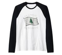 an Appeal to Heaven T-Shirt Alito avec Drapeau Pin Tree Manche Raglan
